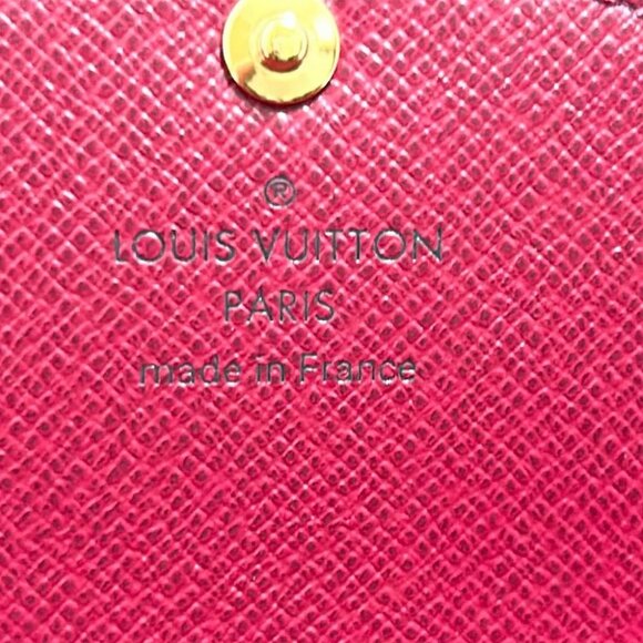 Auth LOUIS VUITTON Portefeuille Sara M62234 Fuchsia Monogram - RFID : confirmed - Picture 5 of 6